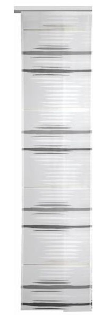 Flächenvorhang „Nike“ ohne Zubehör - Größe (HxB) 245x60cm Farbe silber