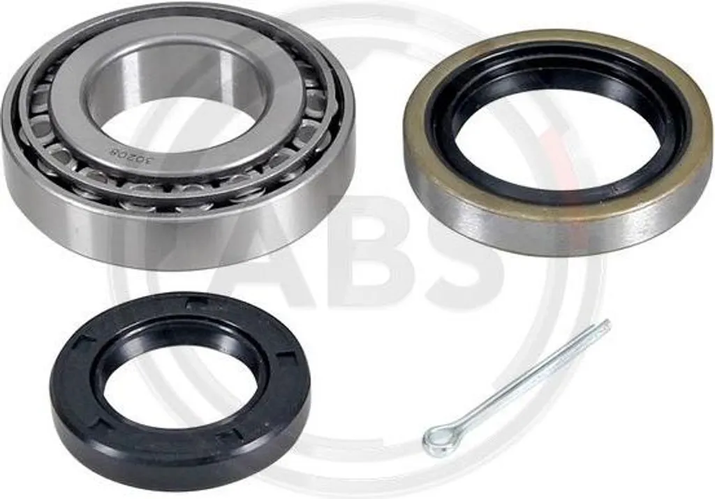 Jeu de roulements de roue avant pour Mitsubishi L200 - Réf 201439