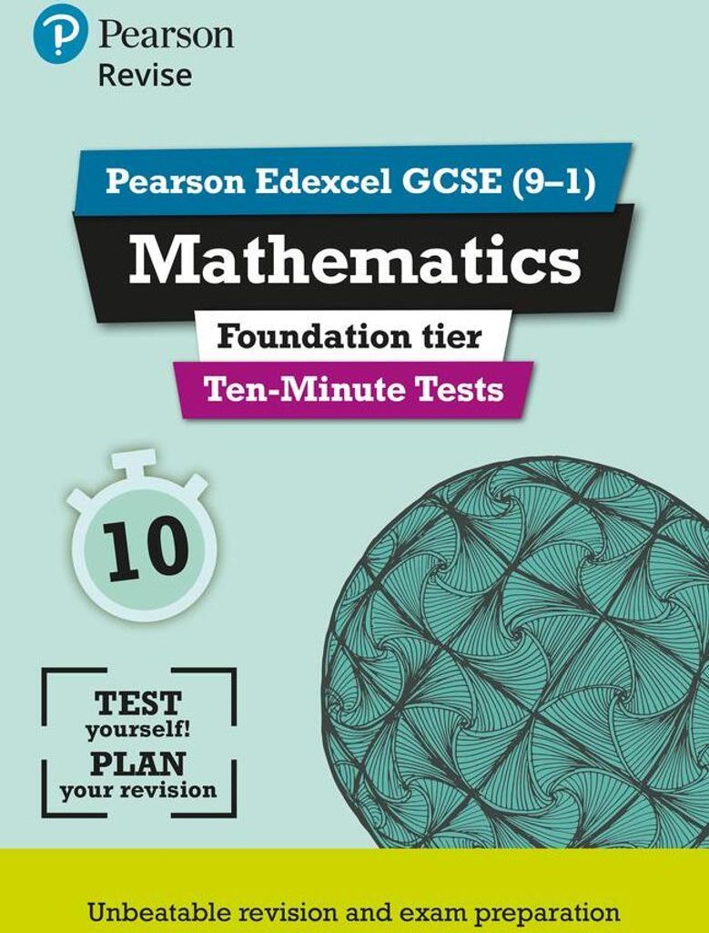 Pearson REVISE Edexcel GCSE Maths (Foundation) Ten-Minute Tests - 2025 and 2026 exams