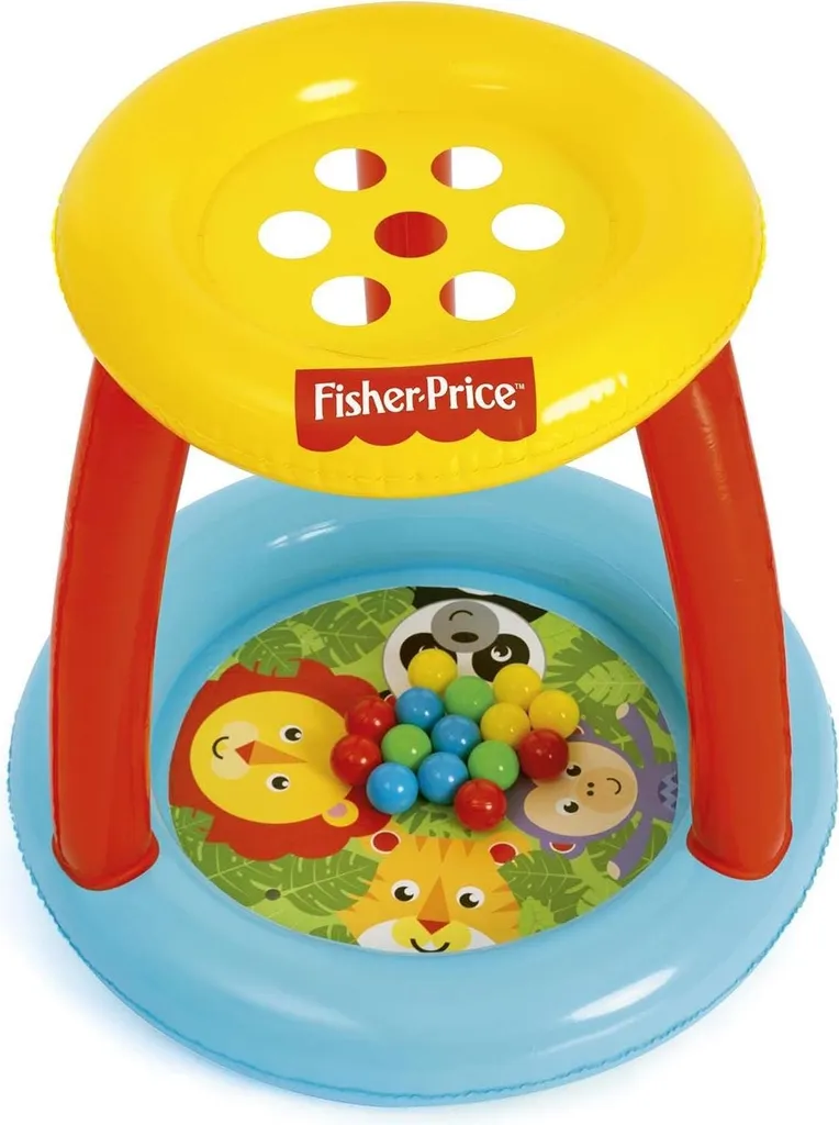 Piscine à balles pour appartement Fisher Price Bestway 93541 ludique