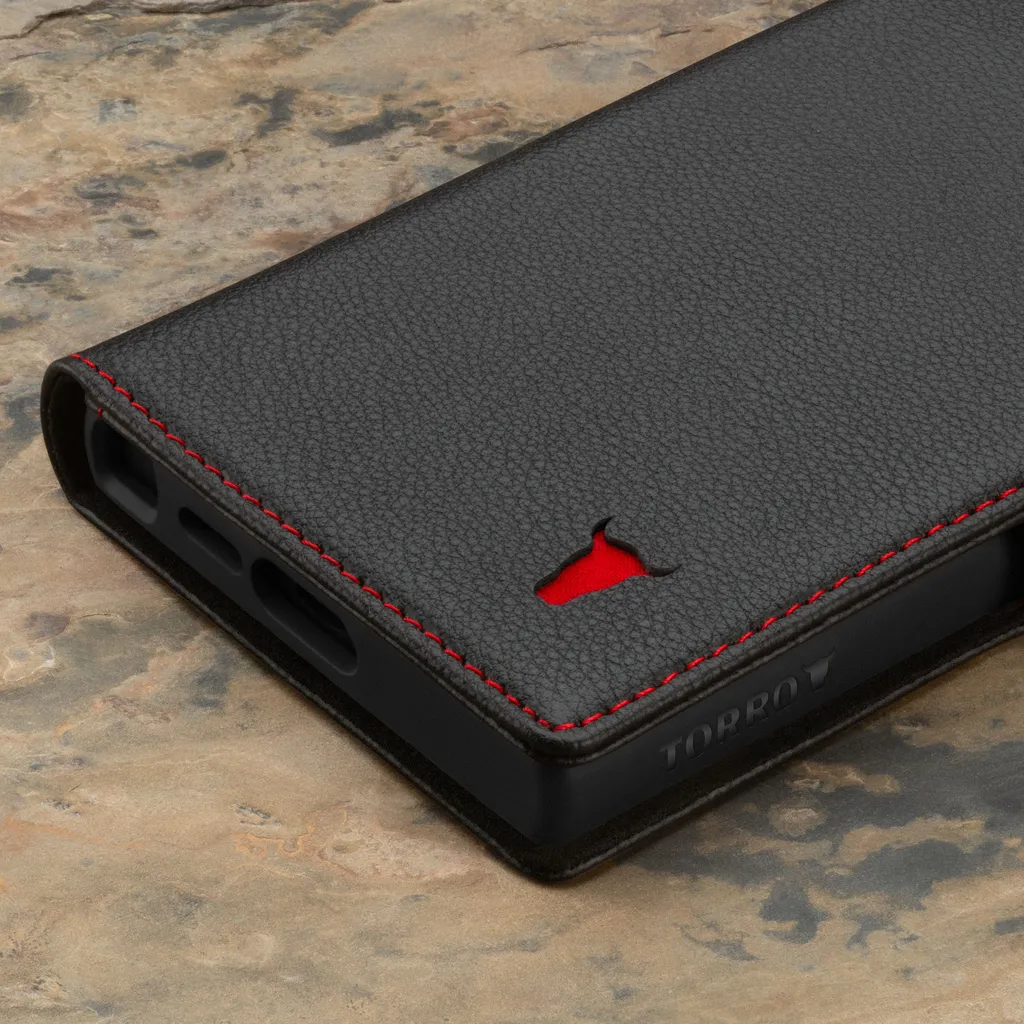 Protection Galaxy S24 Ultra Cuir TORRO : Idéal pour Vidéos et Support - 6