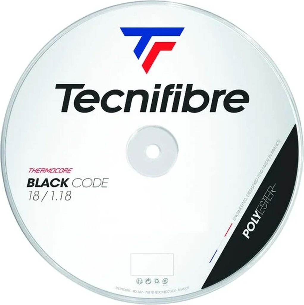 Tecnifibre Racquet String 04RBL132XB in Black color size Talla unica