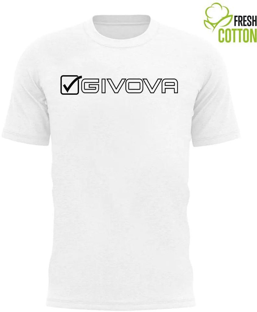 Baumwoll-T-Shirt Givova Mondo Weiß 2xl
