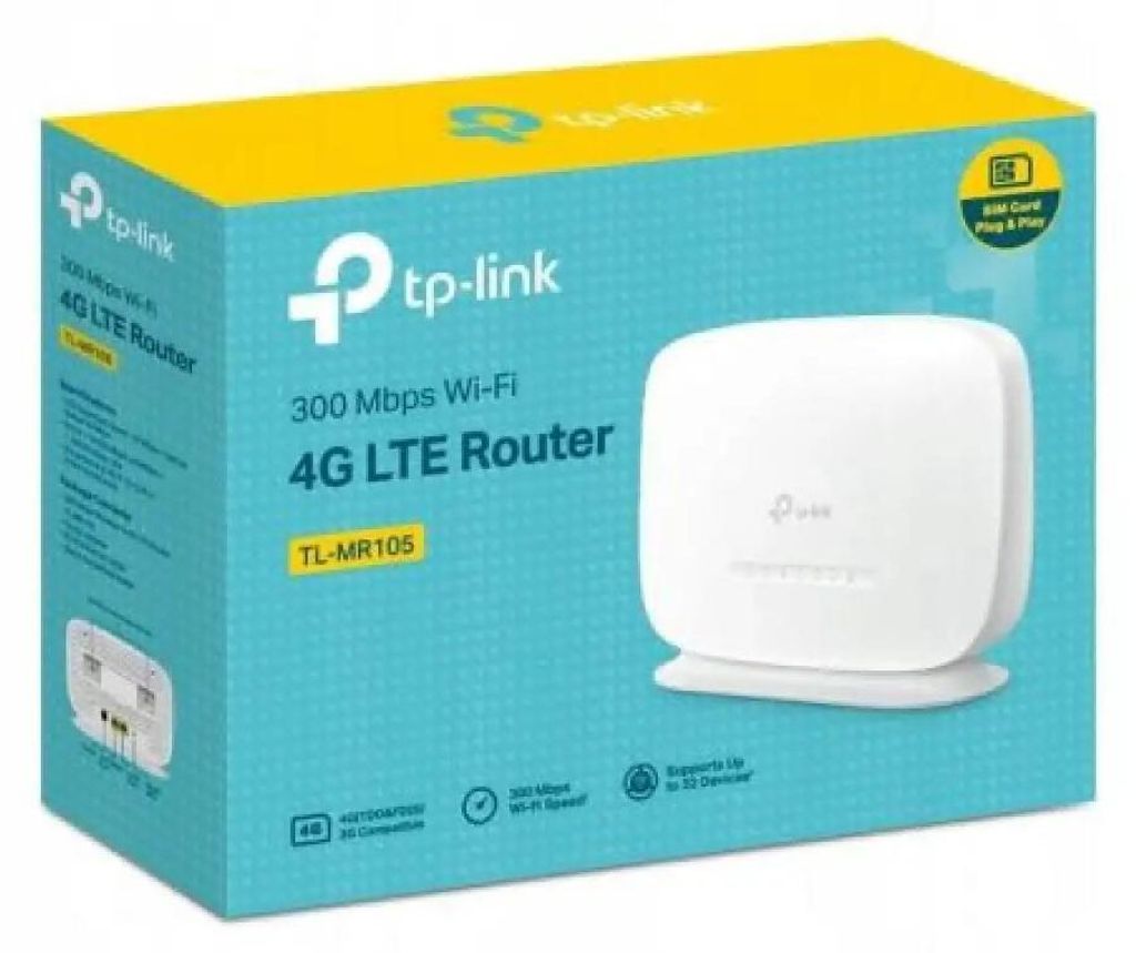 TP-Link TL-MR105, Wi-Fi 4 (802.11n), Jedna częstotliwości Zdjęcie produktu 