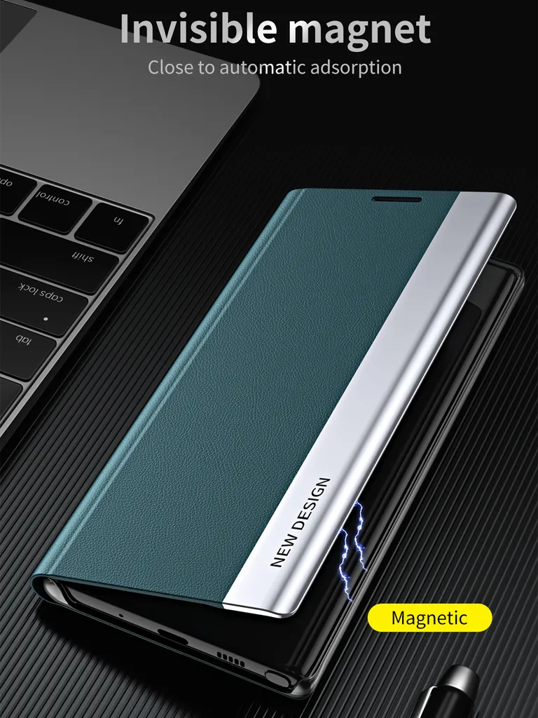 Custodia Galaxy A32 5G Rosa LaimTop | Flip Cover Magnetica in Ecopelle - 4