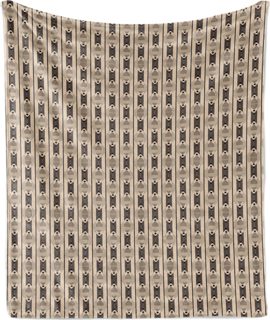 Coperta Termica Leggera ABAKUHAUS 125x175 Pile Moderno Beige