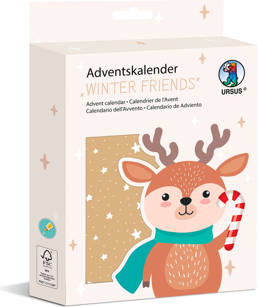 URSUS Adventskalender Winter Friends