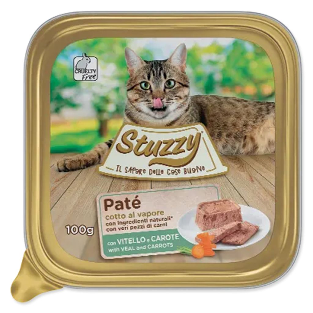 MISTER STUZZY Schale Kalb mit Karotten 100g