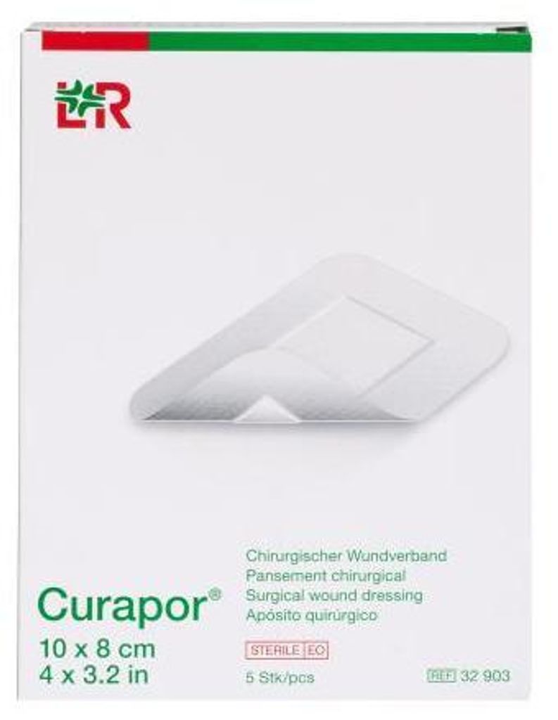 Curapor Wundverband steril chirurgisch 8x10 cm 5 St Produktbild 