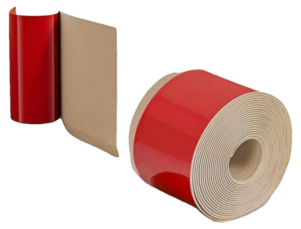 Plinthe autocollante flexible motif bois d'érable, 2m x 8cm - Modèle C12