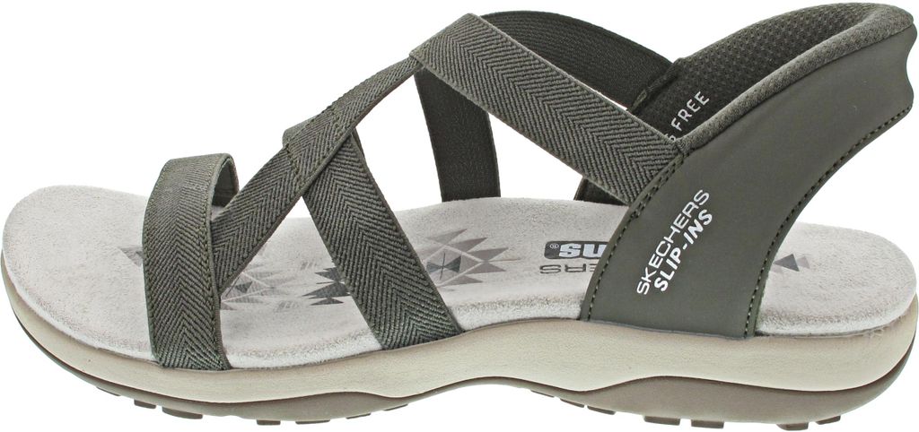 Skechers Reggae Slim Sandale Grün Produktbild 