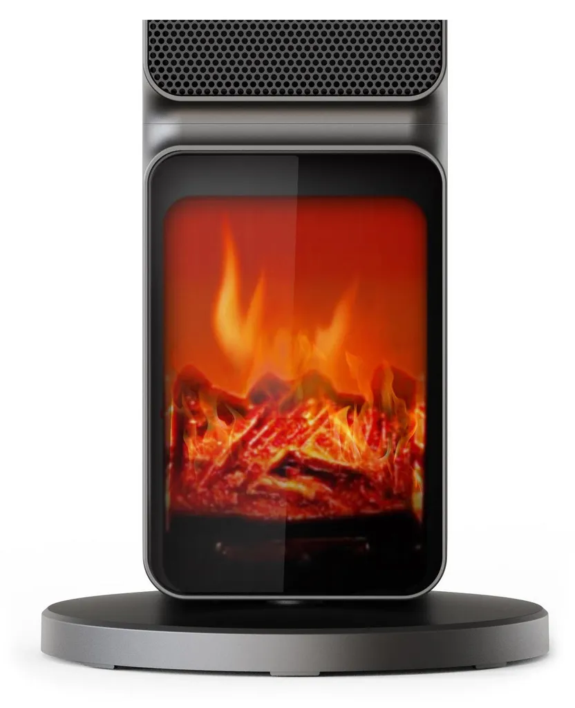 GOTEL Carruzzo Q20L Termoventilatore, a colonna con finto camino - WIFI