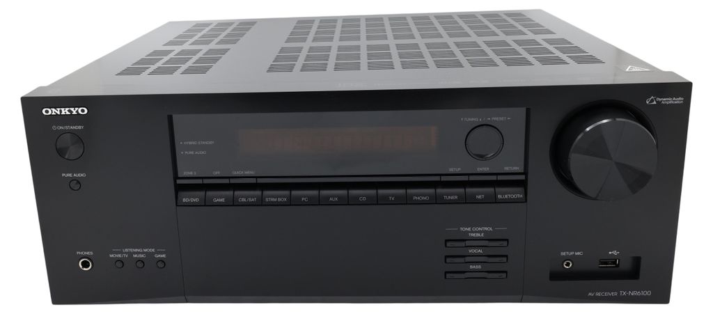 ONKYO TX-NR6100, 210 W, 7.2 Kanäle, Surround, 240 W, 0,08%, Produktbild 