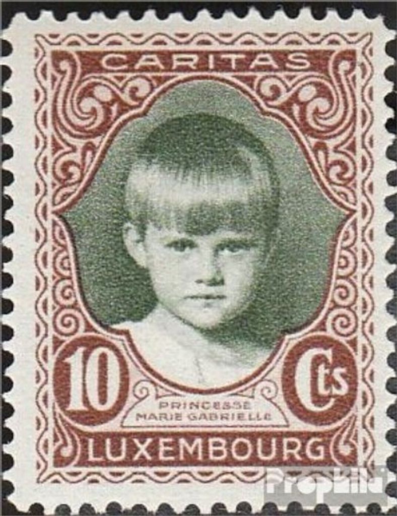 Briefmarken Luxemburg 1929 Mi 213 postfrisch Kinderhilfe