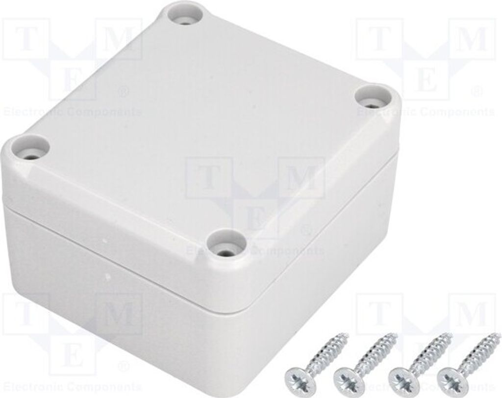 1x Gehäuse: universell X: 57mm grau Z: 37mm Y: 63mm Polystyrol IP65 Z117JH PS Uni