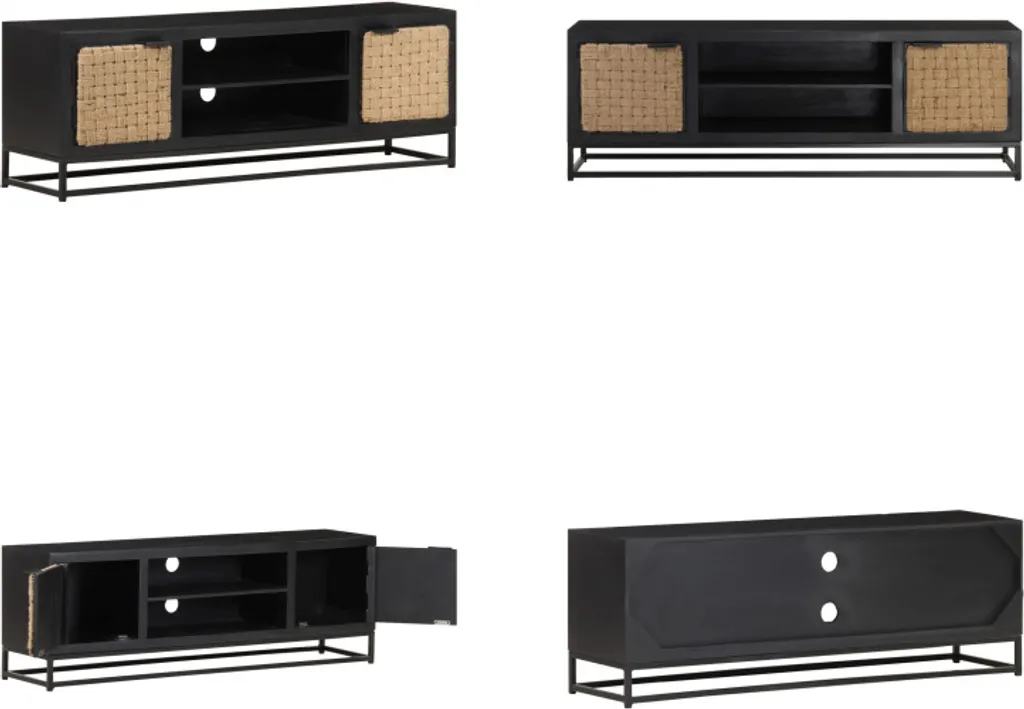 vidaXL Mobile TV 120x30x40 cm in legno massiccio di mango - Mobile TV - Mobili TV - Mobili TV - Credenza