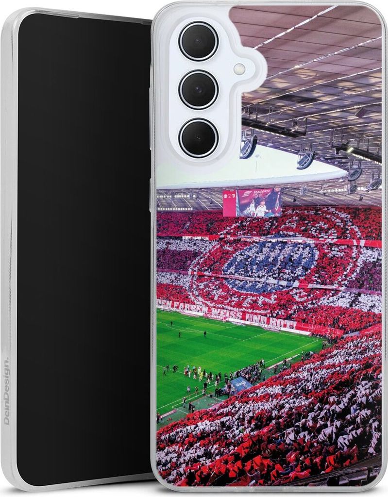 DeinDesign Slim Hülle für Samsung Galaxy A36 5G Silikon Case Ultra Dünn Handyhülle FC Bayern München FCB Stadion