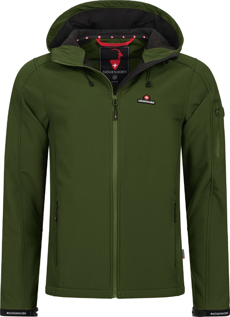 Höhenhorn Altus Herren Softshell Jacke Grün Gr. M Produktbild 