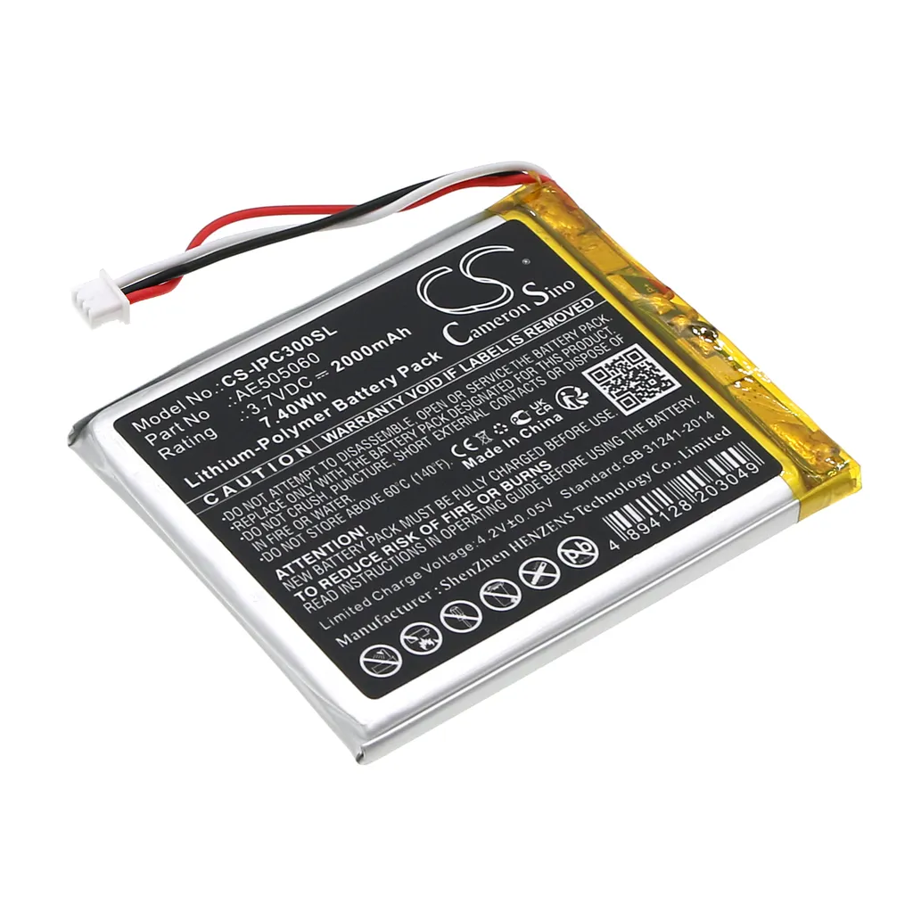 TECHTEK Batteria compatibile con [Apple] A1040, A1059, iPod Classic 3rd, iPod Classic 4th sostituisce AE505060