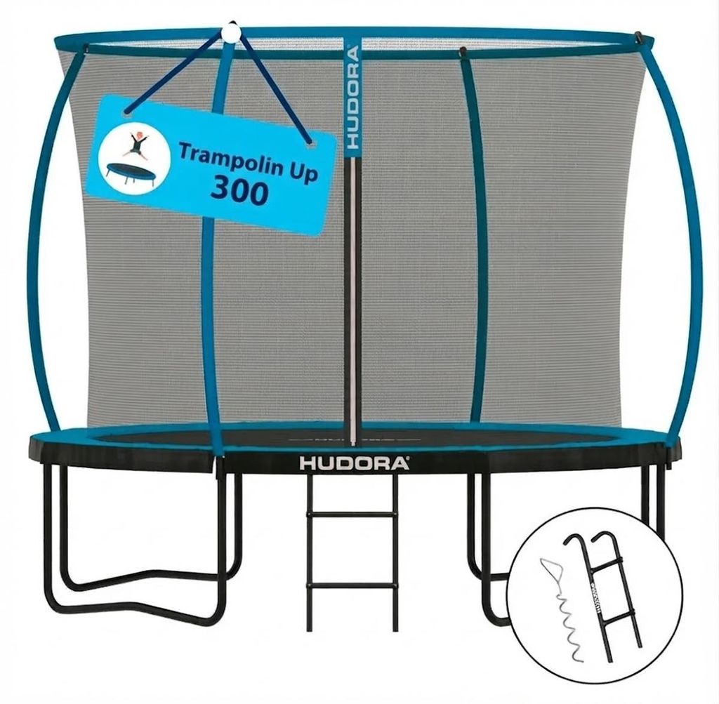 HUDORA Trampolina Up 300, niebieska Zdjęcie produktu 