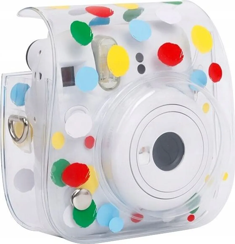 Étui Housse pour FujiFilm Instax Mini 12 - Motif Colour Dots Élégant