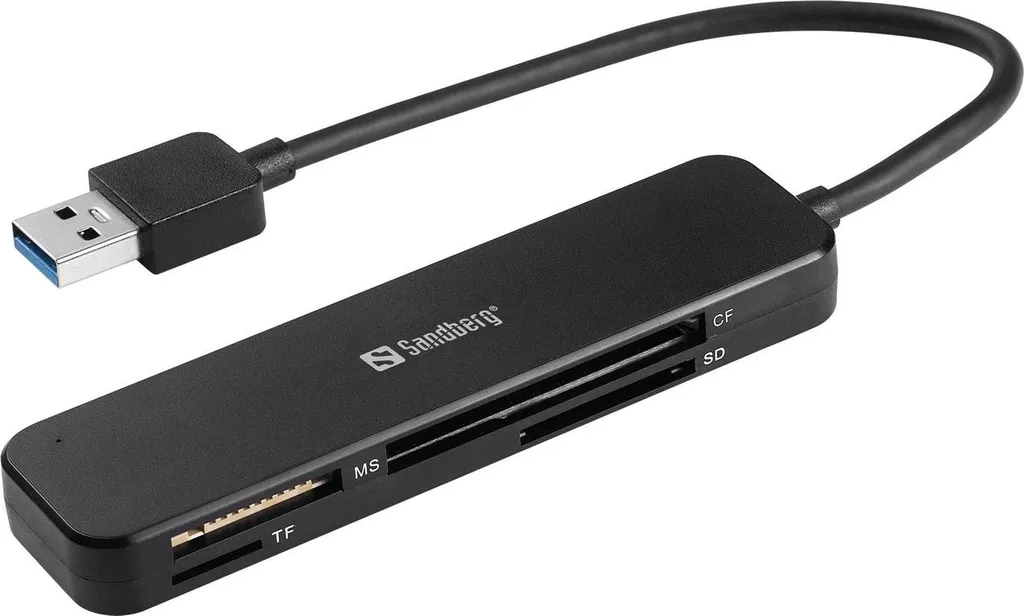 Lecteur carte mémoire USB 3.0 Sandberg Pocket compact et rapide