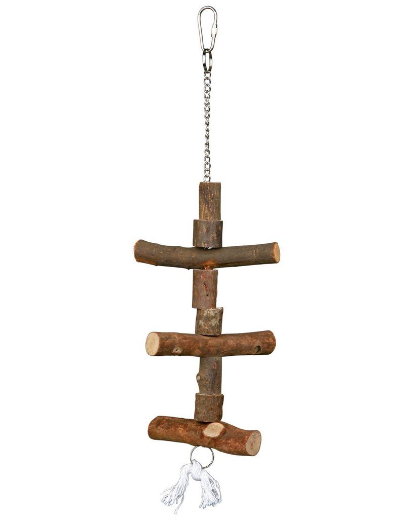 Trixie Natural Living Spielzeug mit Kette/Tau, Maße: 40 cm