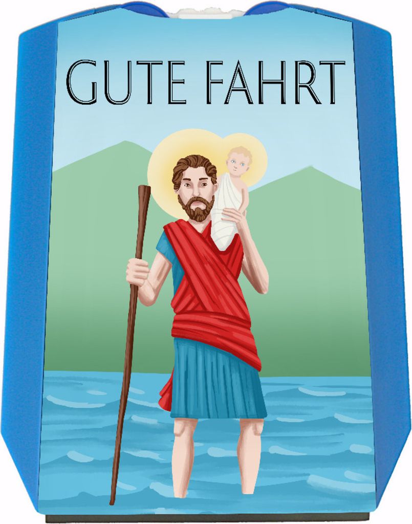 Heiliger Christophorus - Gute Fahrt bunt Parkscheibe mit 2 Produktbild 