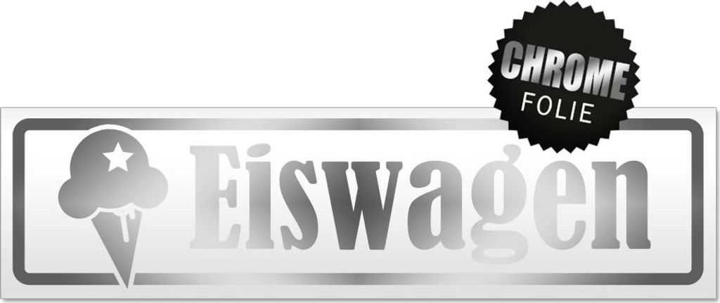 Eiswagen Magnetschild Schild magnetisch