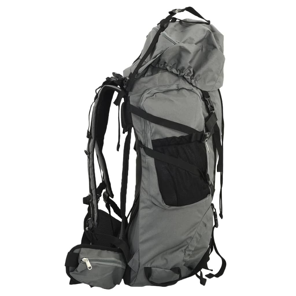 Zaino da Trekking Grigio 100 L in Tessuto Oxford Immagine del prodotto 