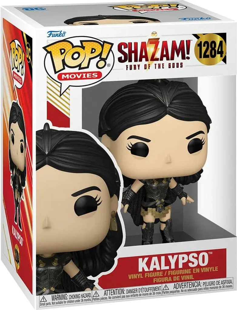 Pop! Shazam! Kalypso Figurine n°1281 avec détails d'armure dorée 9cm