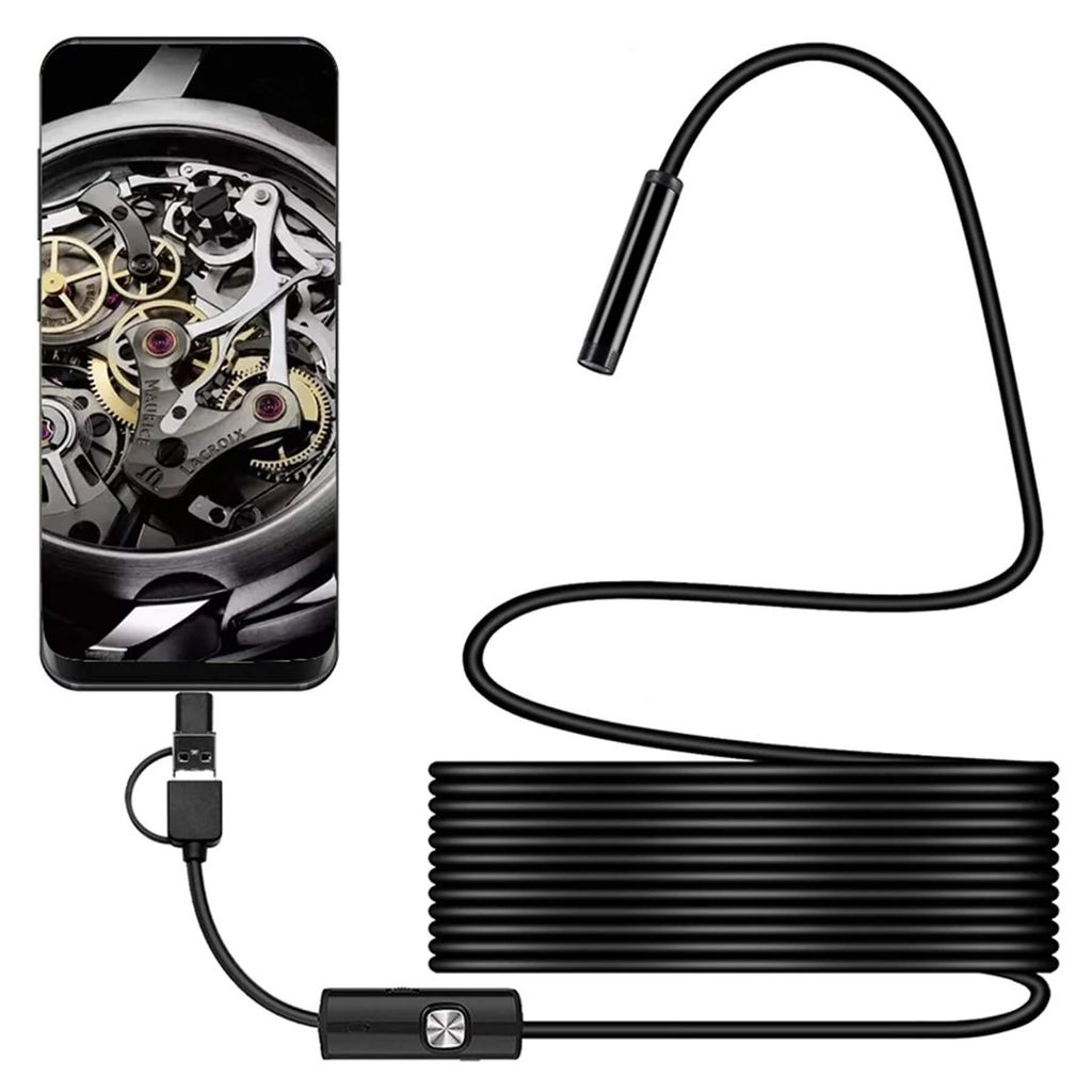 3,5 M Langes Kabel, Endoskop Inspektionskamera Mit Licht, IPhone