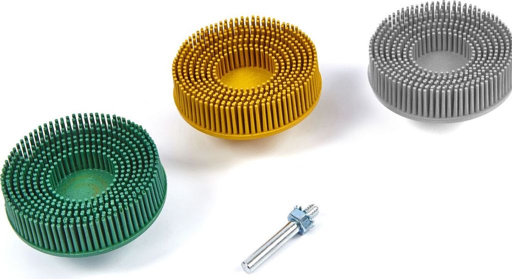 3-teiliger Borstenscheibensatz 50 mm Borstenscheibe Scheibe
