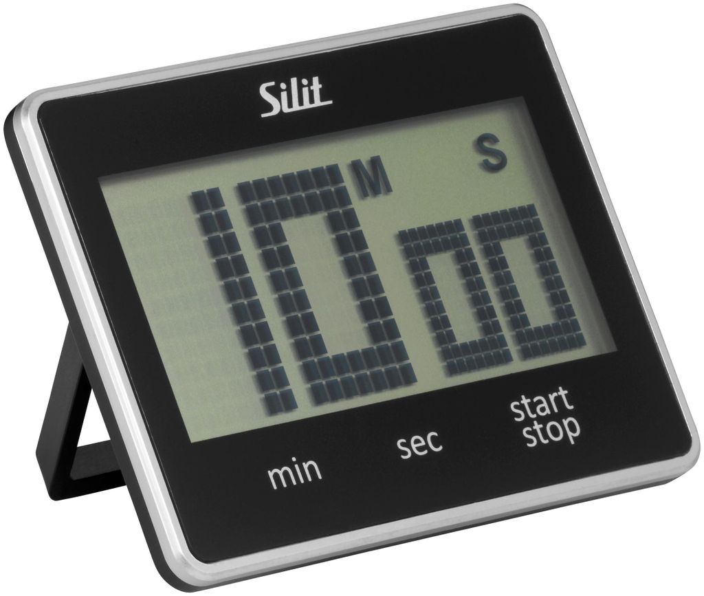Silit Attimo, Digitaler Küchentimer, Schwarz, LCD, Produktbild 