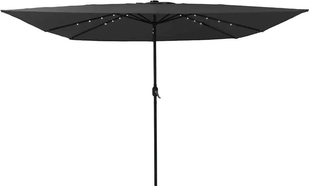 Parasol de jardin anthracite 295 cm - Protégez-vous efficacement du soleil