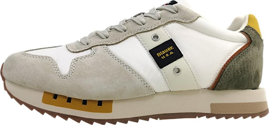 Blauer USA Queens01 sportlicher Schnürer Beige in Gr. 43