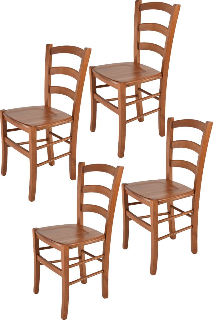 t m c s Tommychairs - Set di 4 sedie VENICE per cucina e Immagine del prodotto 