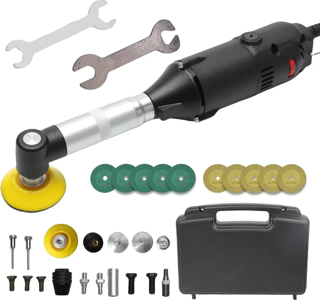 Mini perceuse pour modélisme et gravure 350W avec 30 outils rotatifs UE