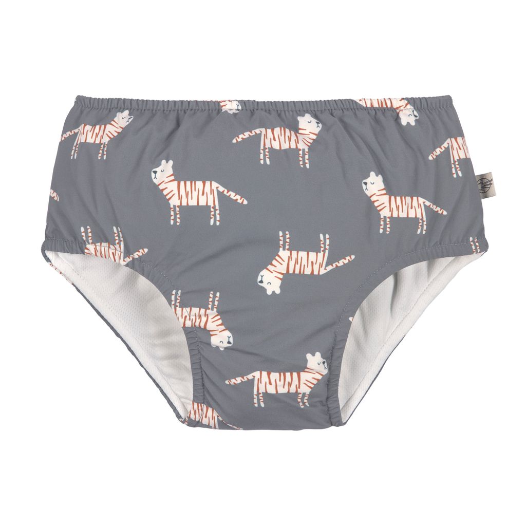 Laessig Lsf Swim Diaper Boys Tiger Grey Tiger Grey 18M Produktbild 