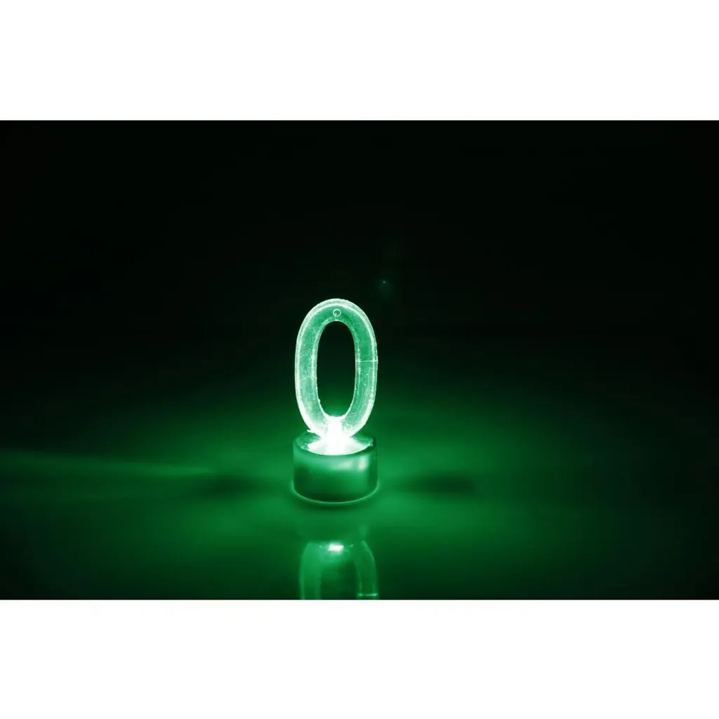 Lampe Décorative Lettre et Chiffre LED Accessoire Maison à Poser
