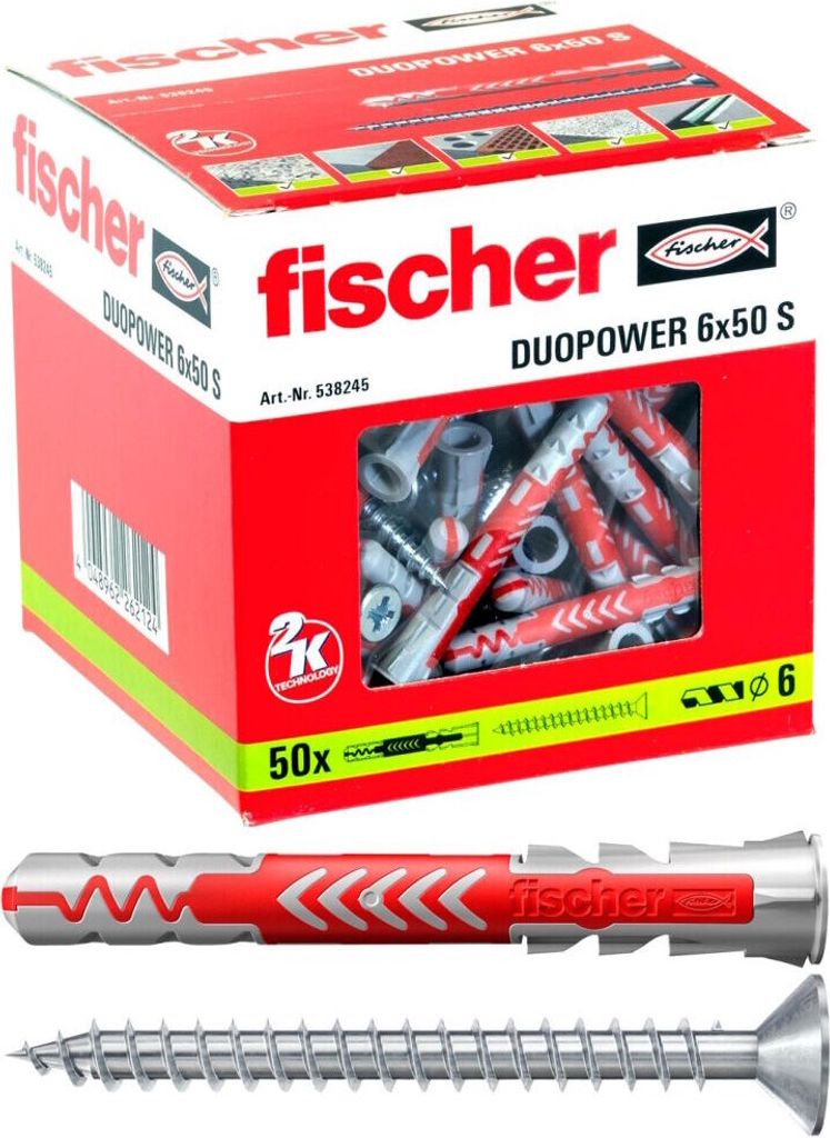 fischer DUOPOWER 6 x 50 S LD Produktbild 