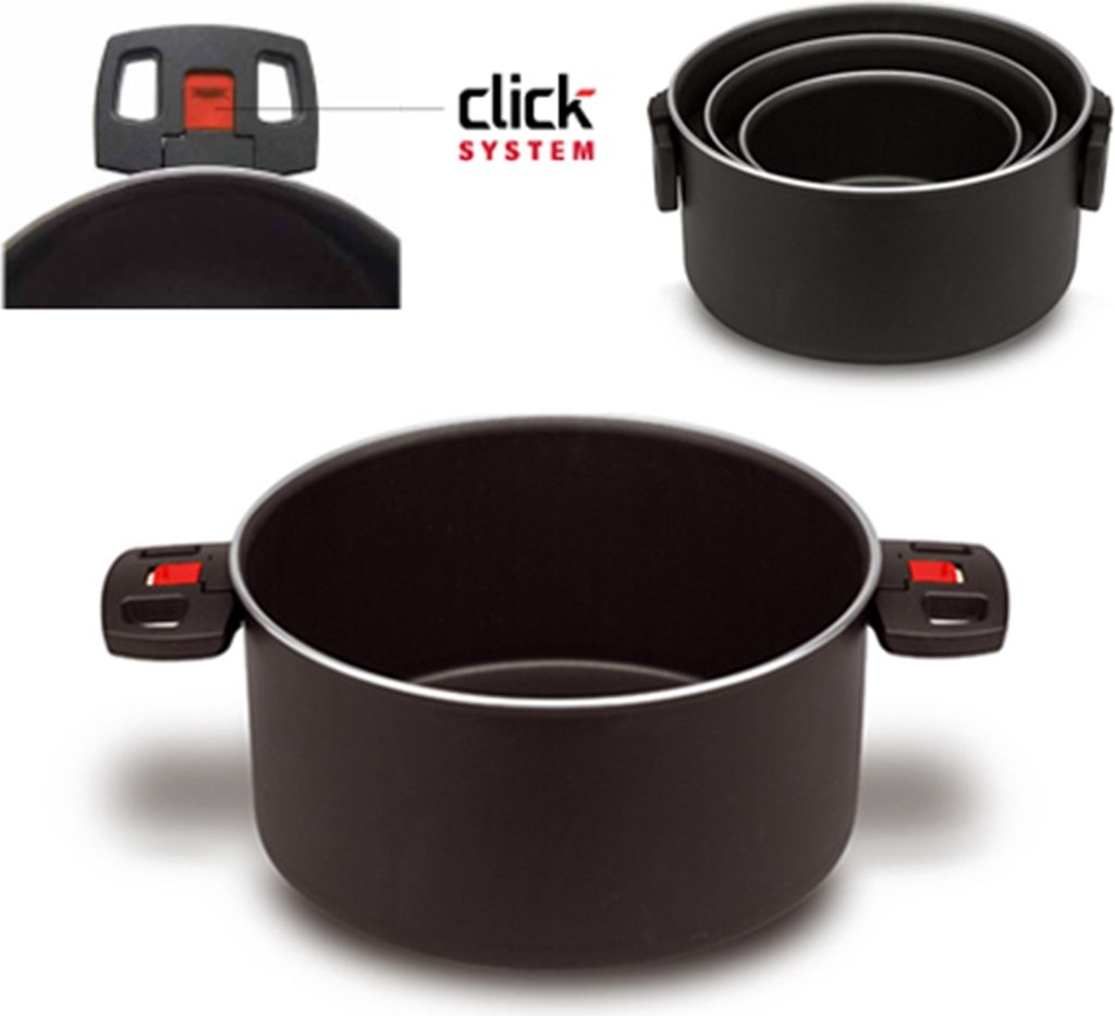 Ballarini Click+Cook Topfset Topfset Click+Cook (KERAVIS); Produktbild 3