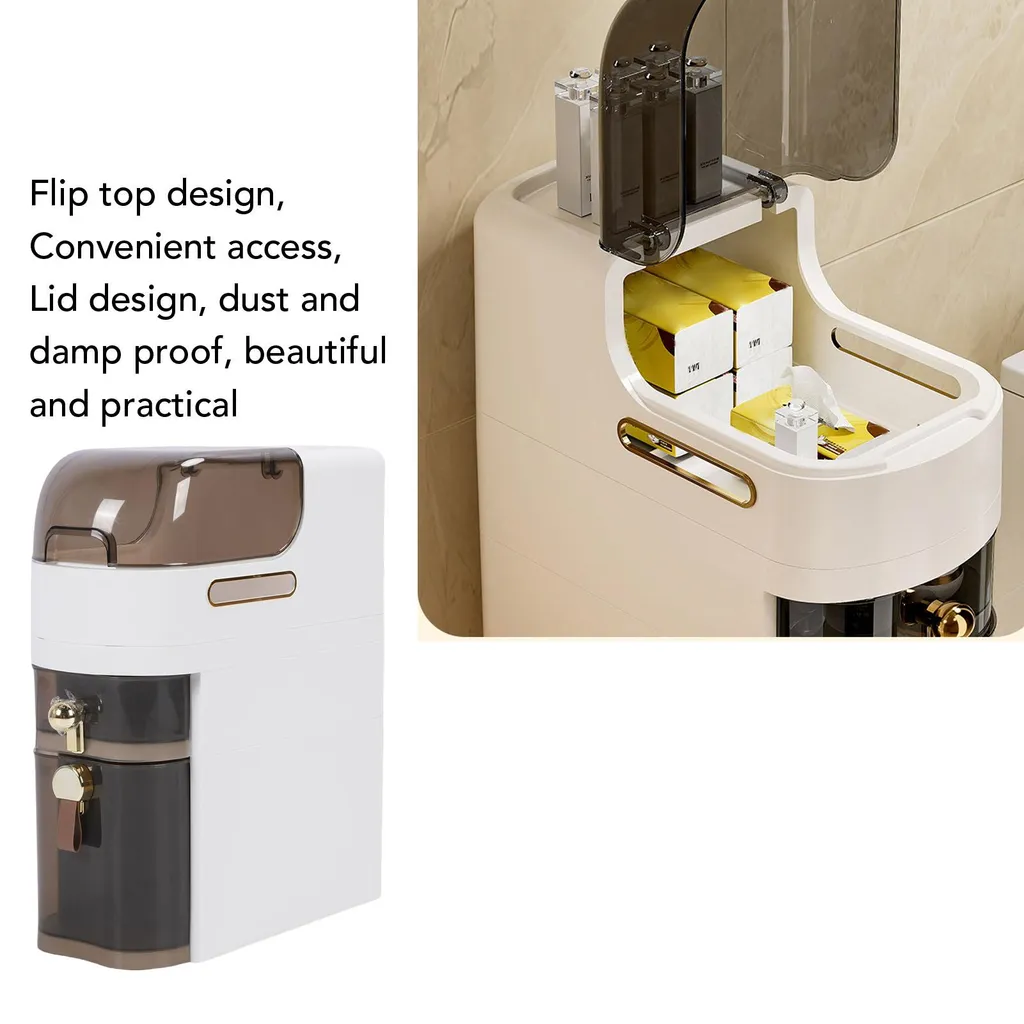 Meuble de rangement d'angle pour studio - Solution mobile gain de place