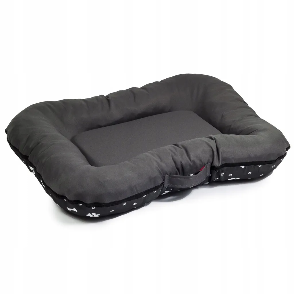 Letto per Cani Resistente Codura 80x65 cm: Cuccia Nera per Esterni - 3