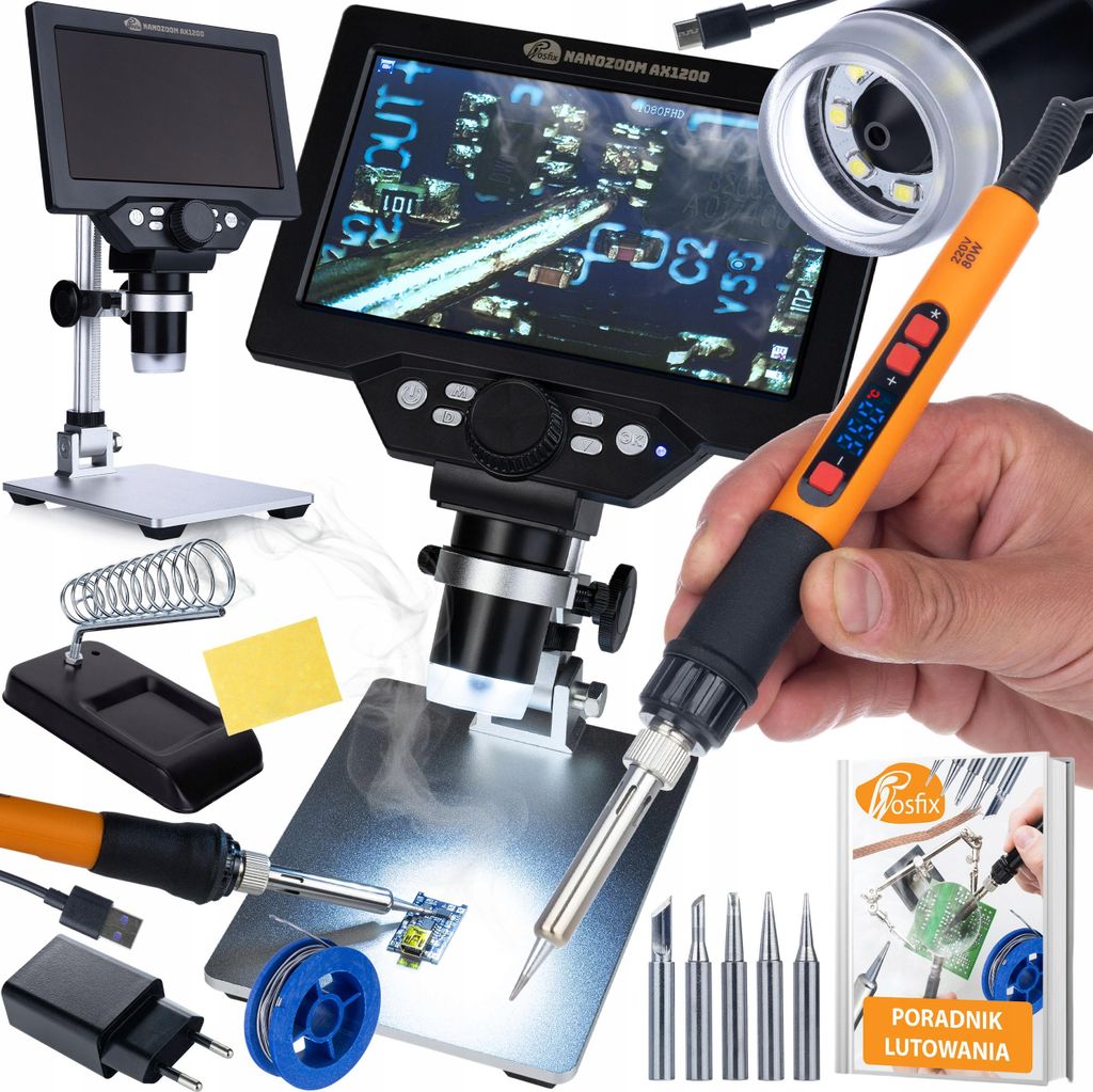 Rosfix NanoZoom AX1200 ProSet – Zestaw serwisowy do Zdjęcie produktu 
