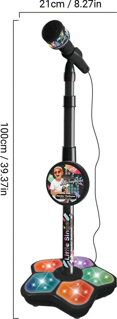 48 Microfoni Gonfiabili Giganti Per Feste A Tema Musicale E Karaoke – Colori Assortiti (blu, Rosa, Rosso, Verde, Giallo, Arancione) – Regalo Simpatico Per Bambini E Decorazione Compleanno