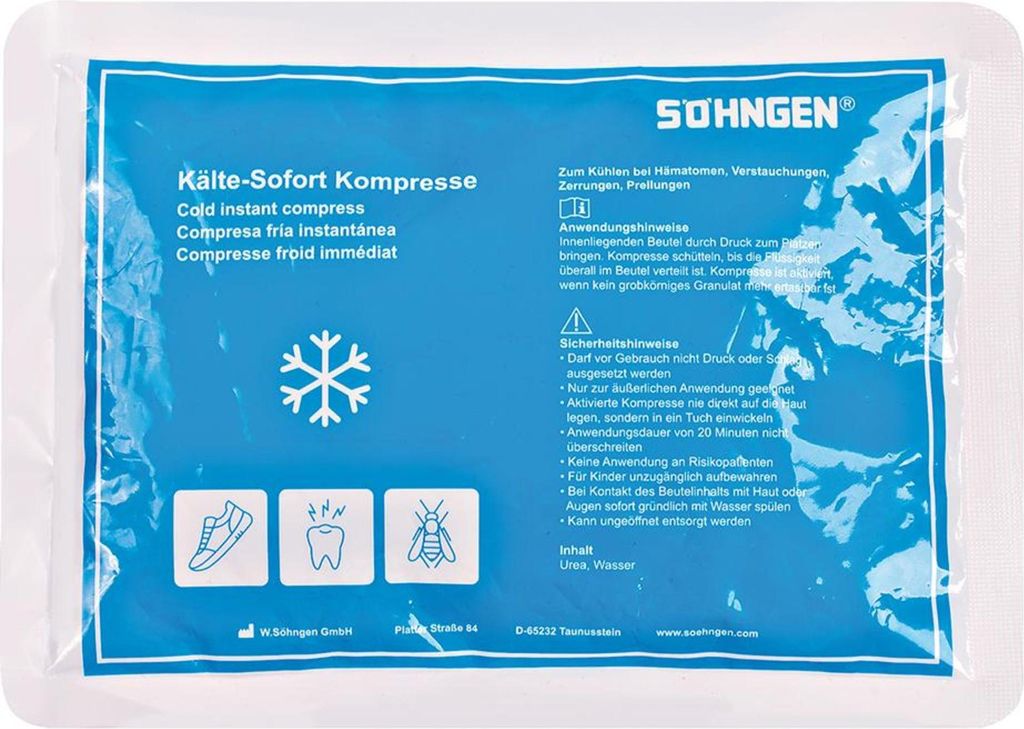 SÖHNGEN® 1012042 Compresse froide immédiate - 21 x 15 cm, Image du produit 