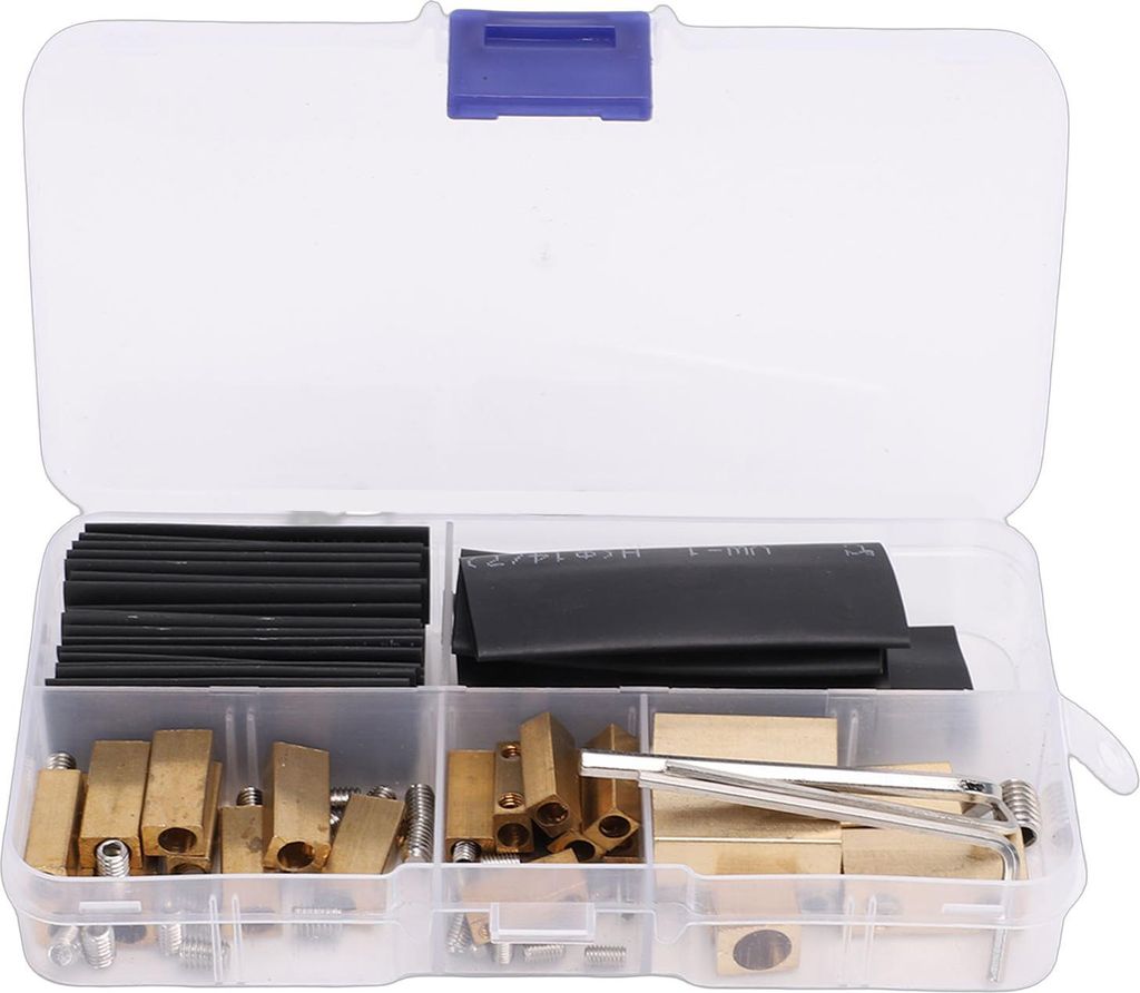 25 Stück Drahtverbinder (5, 10, 12 AWG) mit 50 Schrauben und 25 Schrumpfschläuchen für elektrische Anwendungen