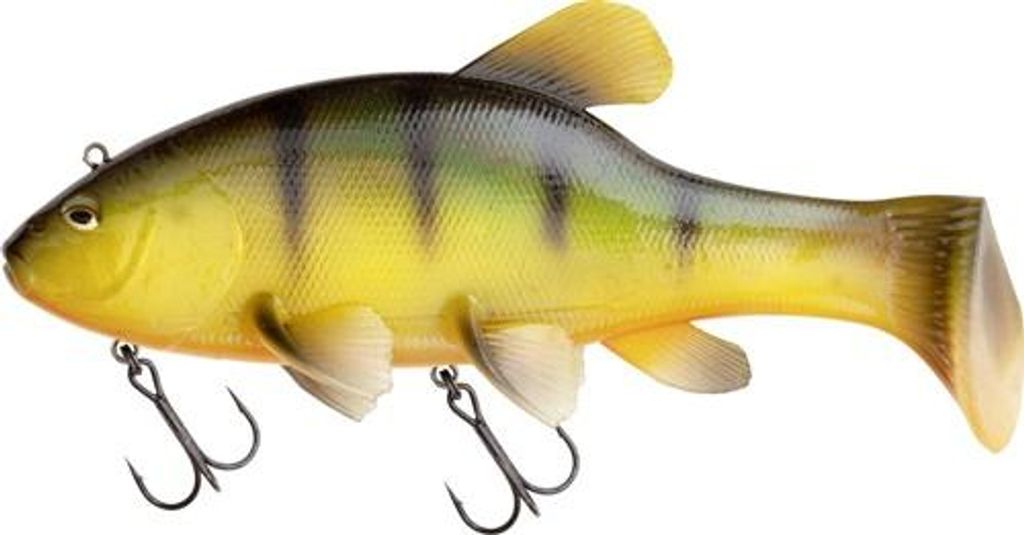 Quantum Freak of Nature SwimBait Tench 1/0 schnell sinkend 270g 23cm firetiger