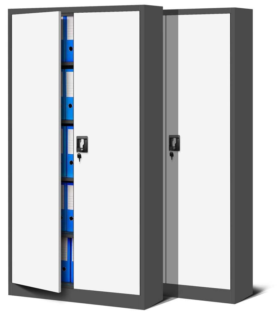 set de 2 armoires de classement C001 Armoire métallique Image du produit 